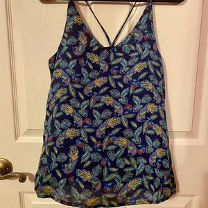 Skies Are Blue Dianne Strap Detail Blouse/Tank - S